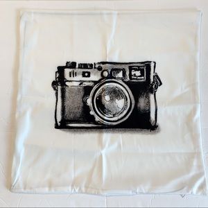 Camera Pillow Cover Off-White NEW IN PACKAGE